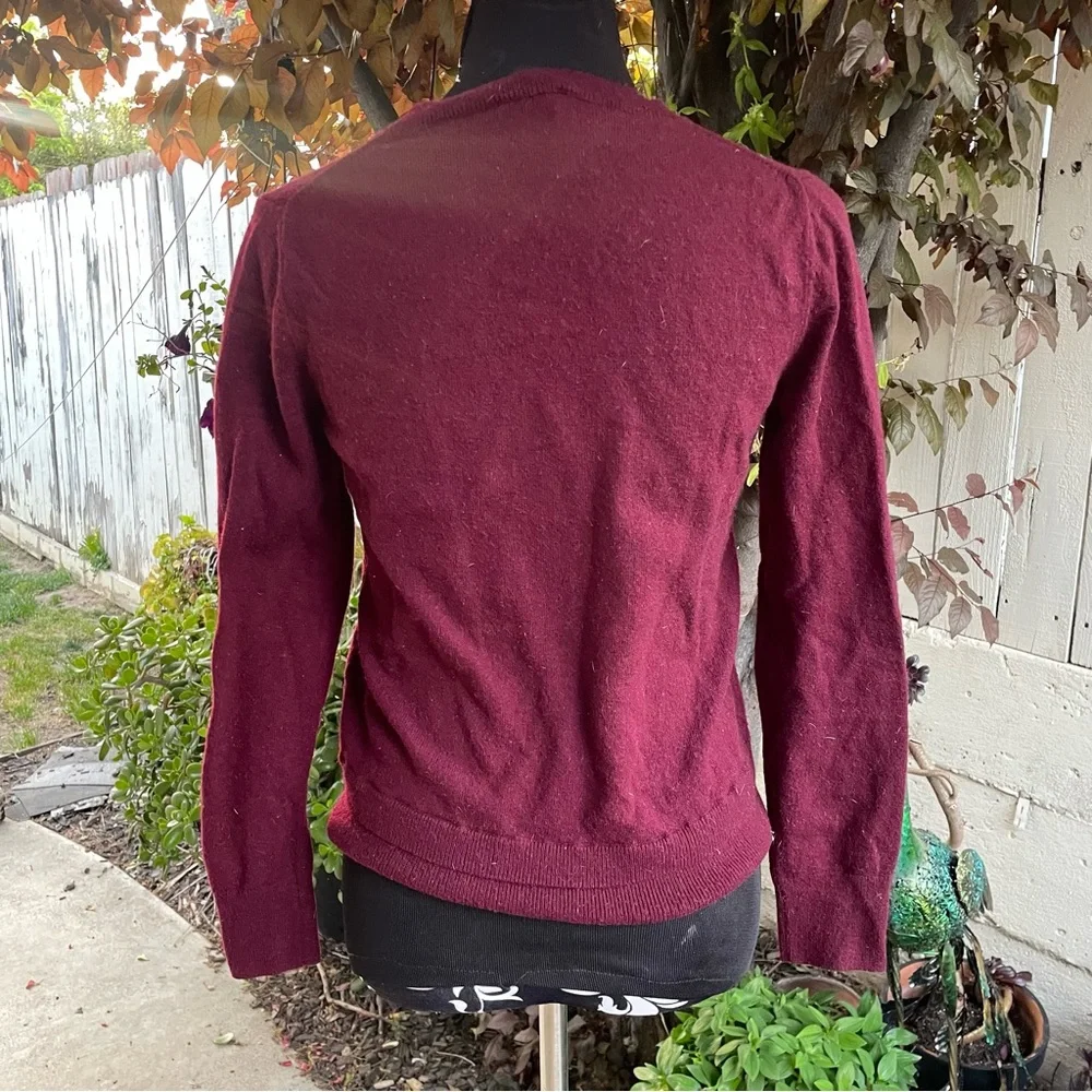 KATE SPADE SWEATER w/GLASS RHINESTONE EMBELLISHMENT size Medium‎